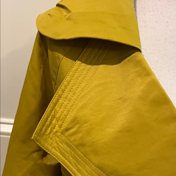 Vertigo Paris Mustard Double-Breasted Trench Coat - Picture 3 of 11